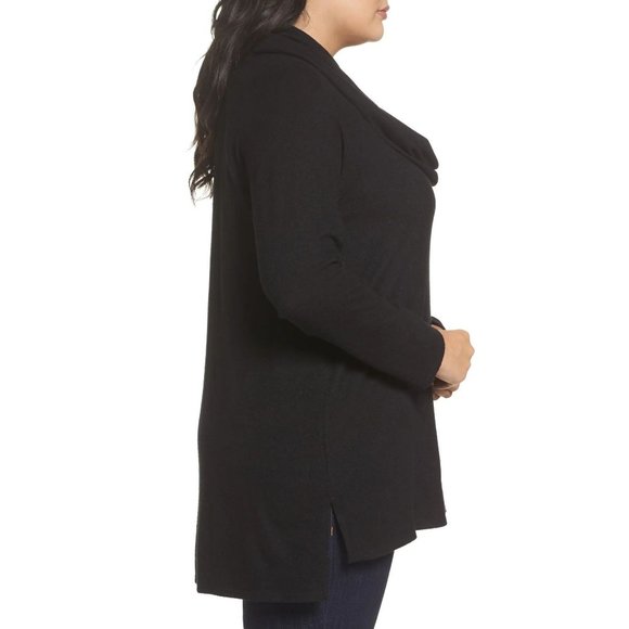 GIBSONLOOK Gibson Convertible Neckline Cozy Tunic - NWT Black - Size XS - Picture 4 of 6